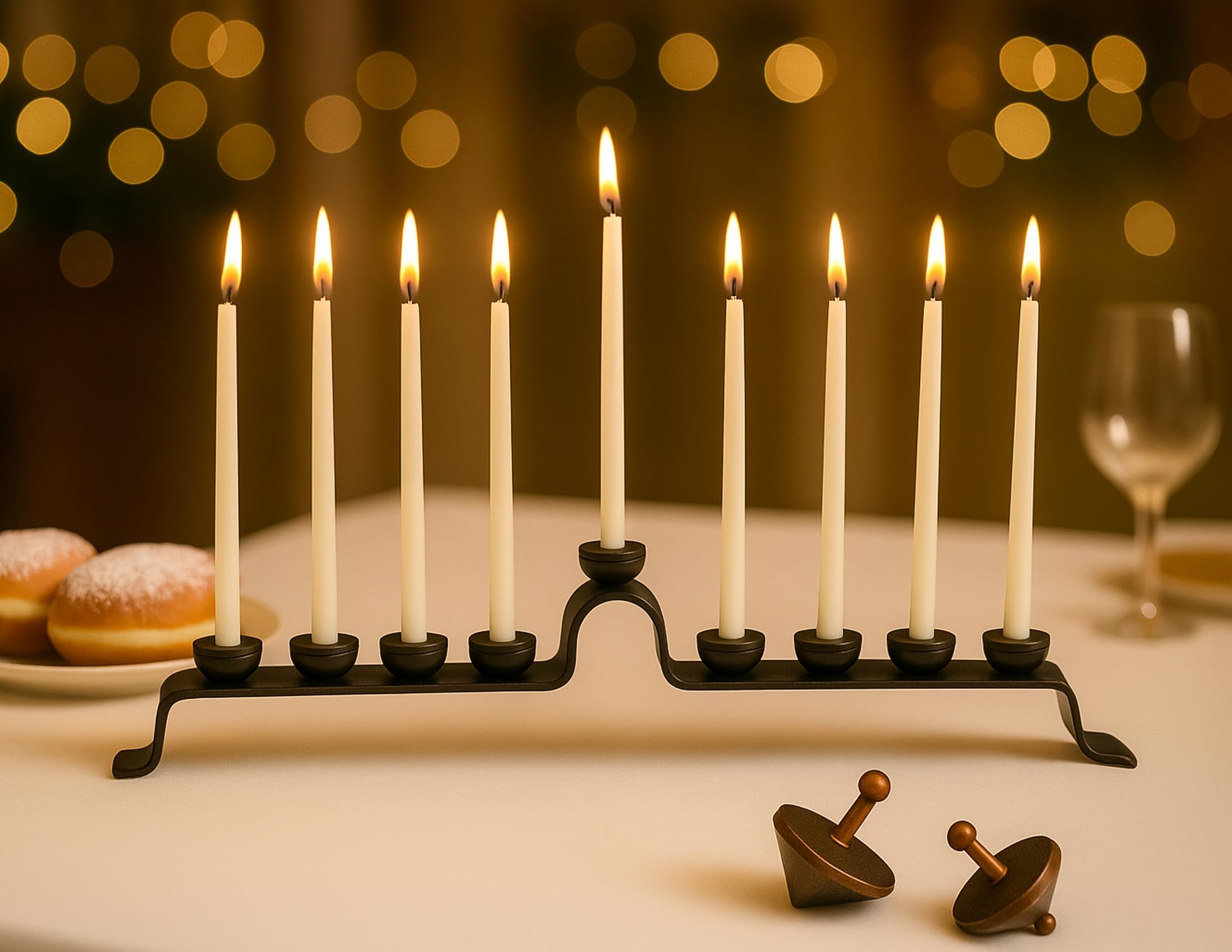 Amazon.co.jp: RTZEN Judaica - ロイヤル錬鉄ハヌカー燭台