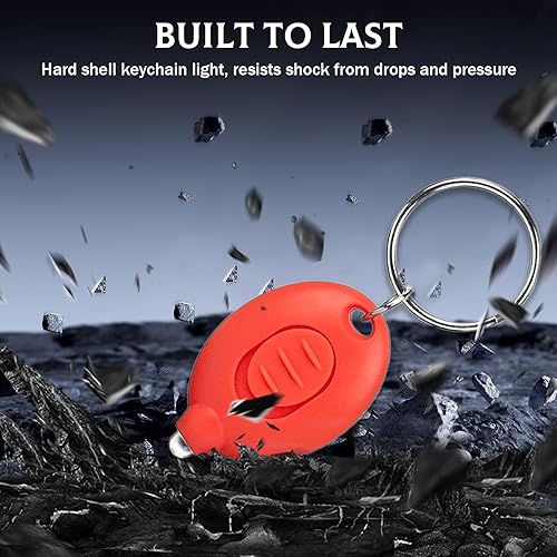 Miniatura 7 de 16 unids LED llavero linterna luz blanca mini llavero luz ultra brillante pequeña linterna, micro bolsillo llavero linterna LED para iluminación de