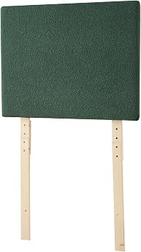 DormCo Villa Classic - College Headboard with Legs - Boucle Dark Green