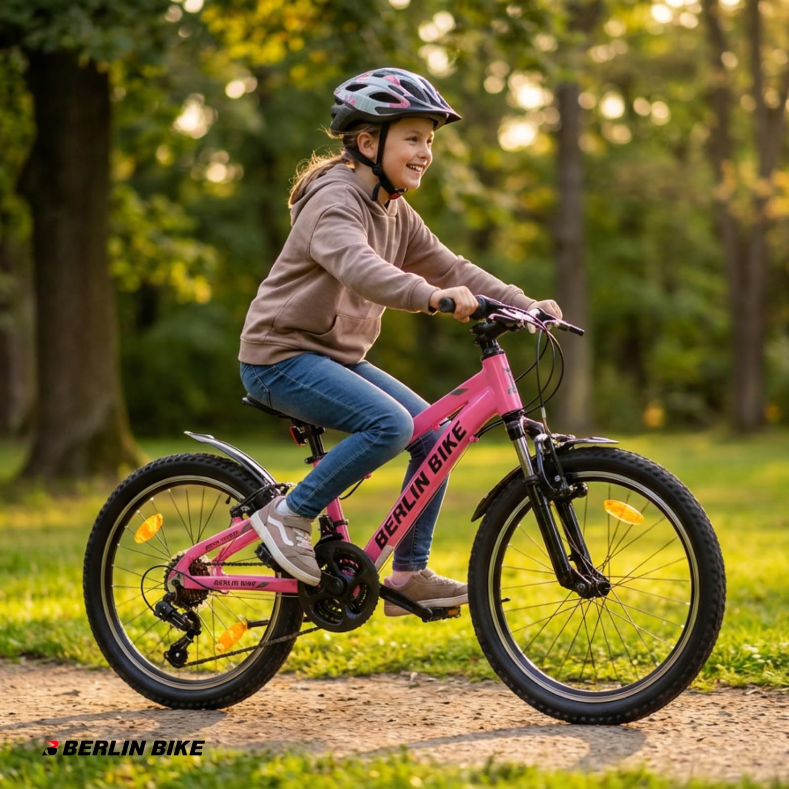 Mountainbike MTB1 Kid: 20 Zoll Aluminiumrahmen, 21-Gang Shimano, Mountainbike