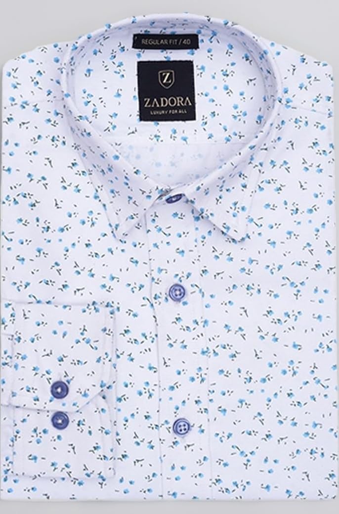 Men’s Solid Color Shirt – Regular Fit Soft 100% Cotton Stylish Party & Casual Wear for Men