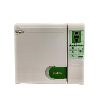 Superdental 18L Medical Lab Class B Pre-Vacuum Autoclave Steam Unit High Pressure Green