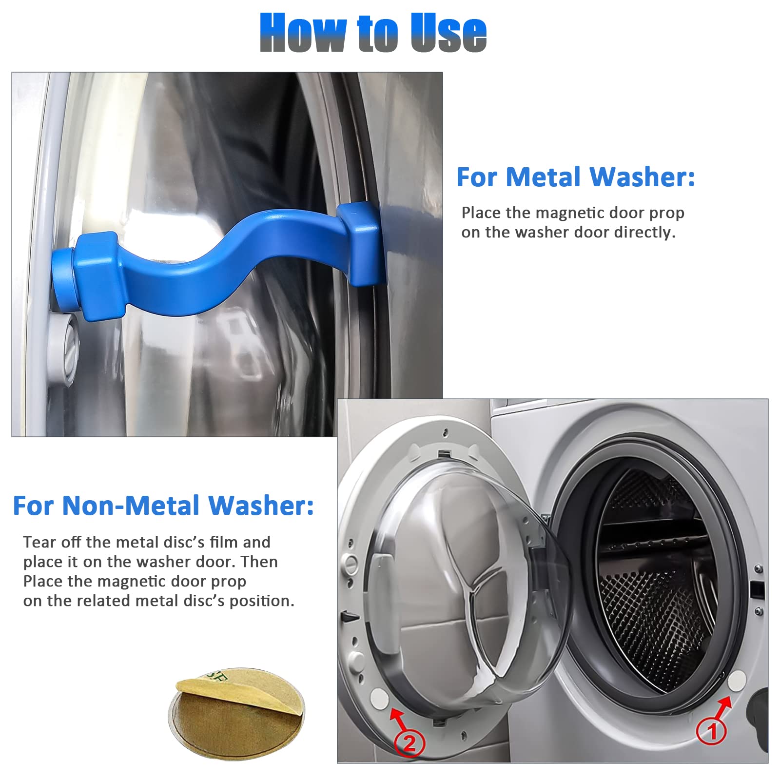 Washer Door Prop, Front Load Washer Door Prop, Keep