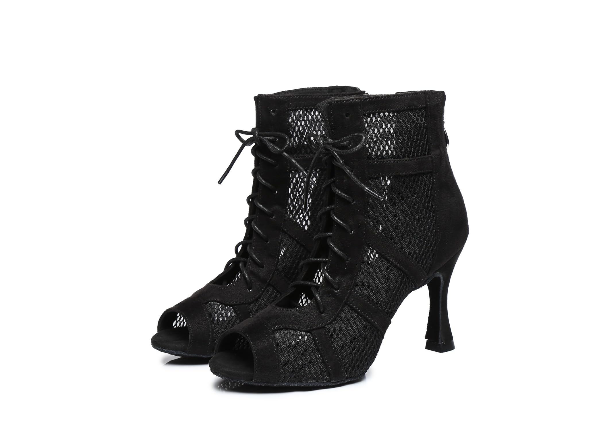 Bottines de Danse Femme Ete Fete Prom Formal Sandals Chaussure Bout Ouvert