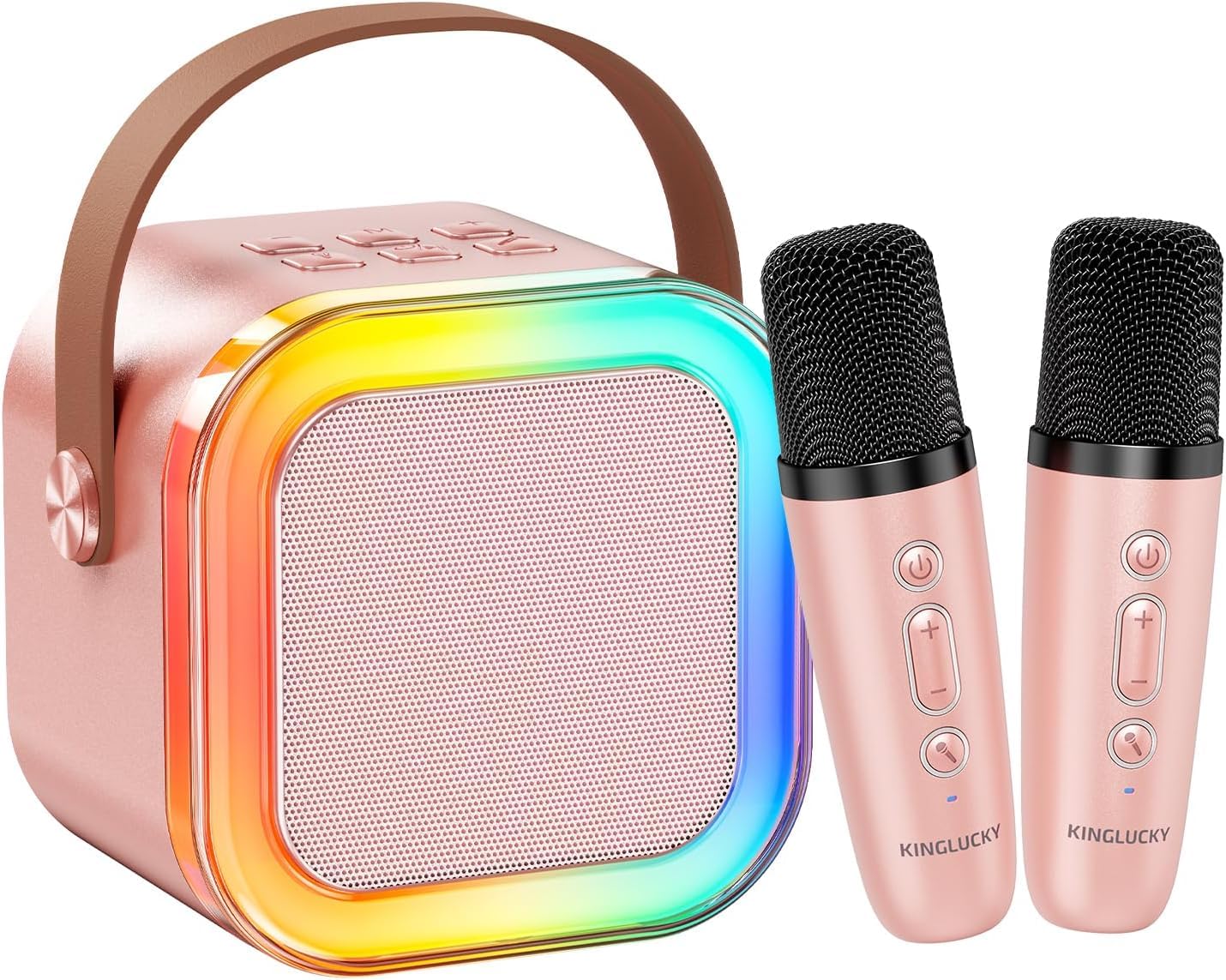 Kinglucky Mini Karaoke Machine for Kids, 2025 TOP Birthday Gifts Ideas for 3-12 Year Old Girls, Christmas Party Gifts Kids' Personal Video Players