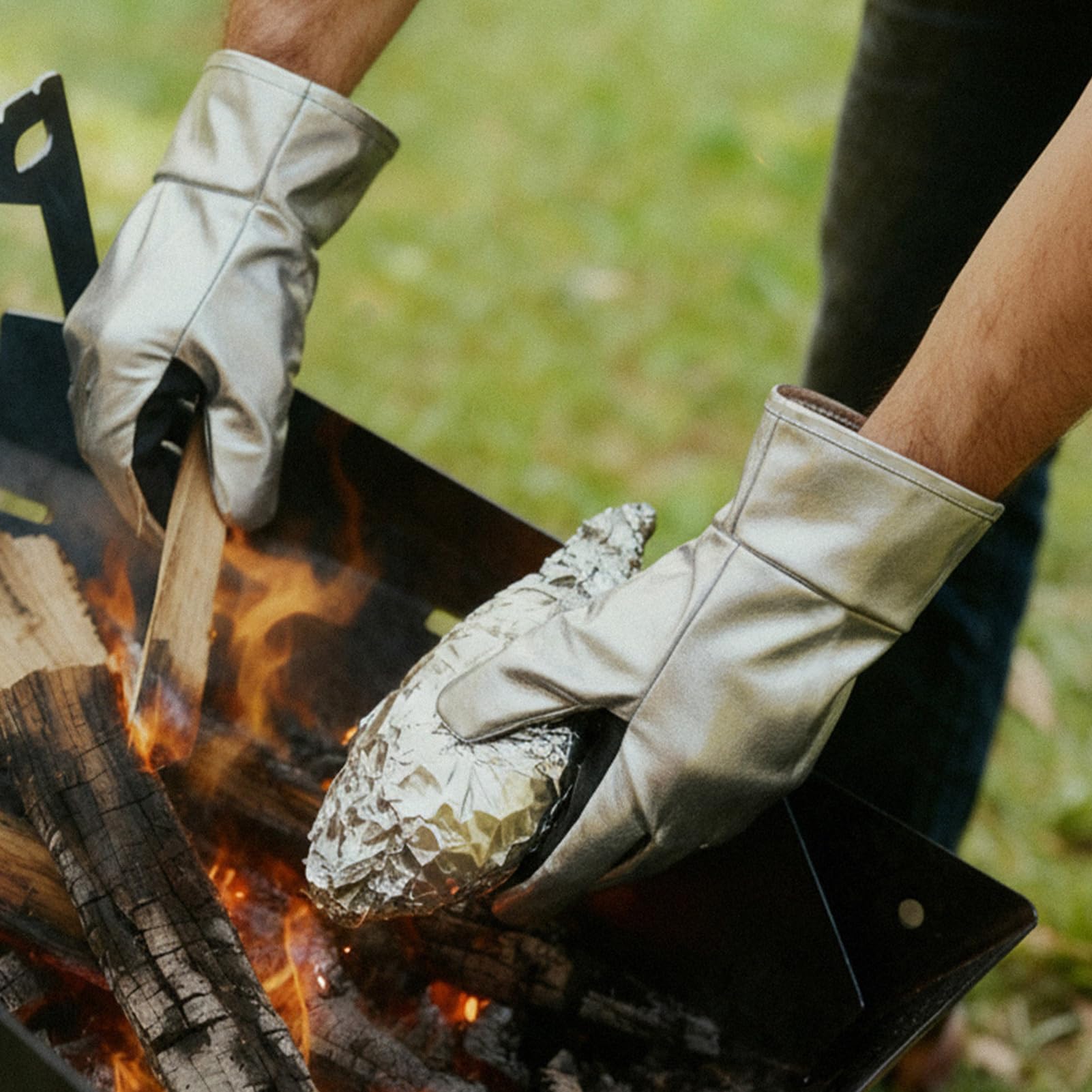 Gants de Barbecue Légers, Résistants à la Chaleur et Ignifuges