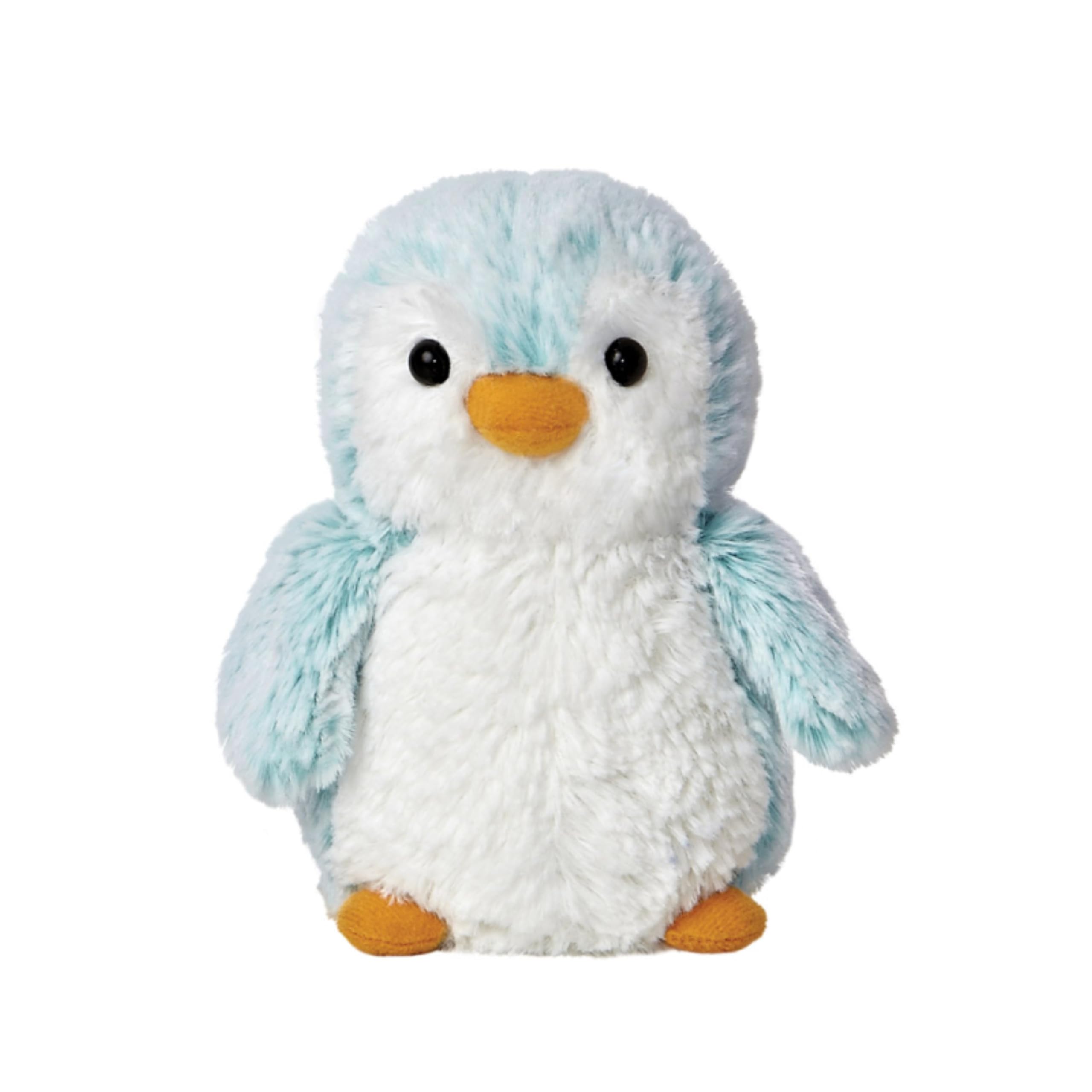 Aurora, 73888, Pompom Penguin, 6In, Soft Toy, Blue