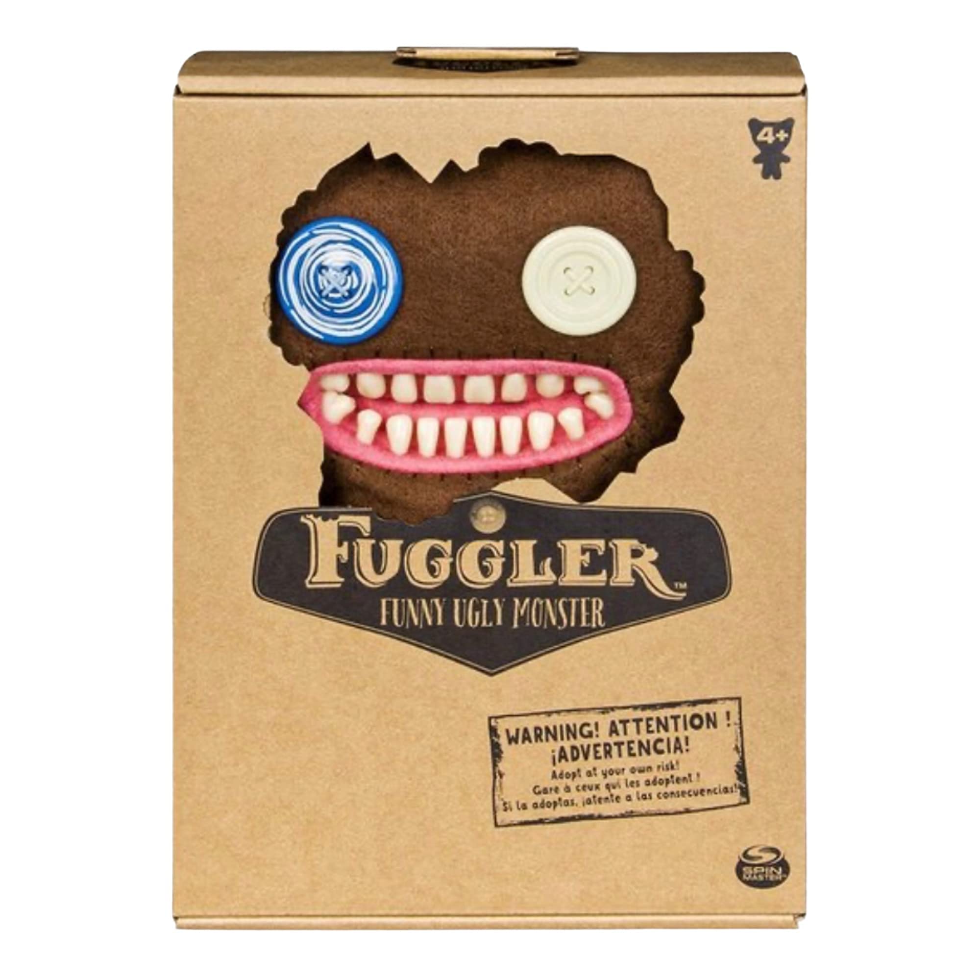 FugglerFunny Ugly Monster, Plush Creature with Teeth, for Ages 4 and Up (Styles Vary)
