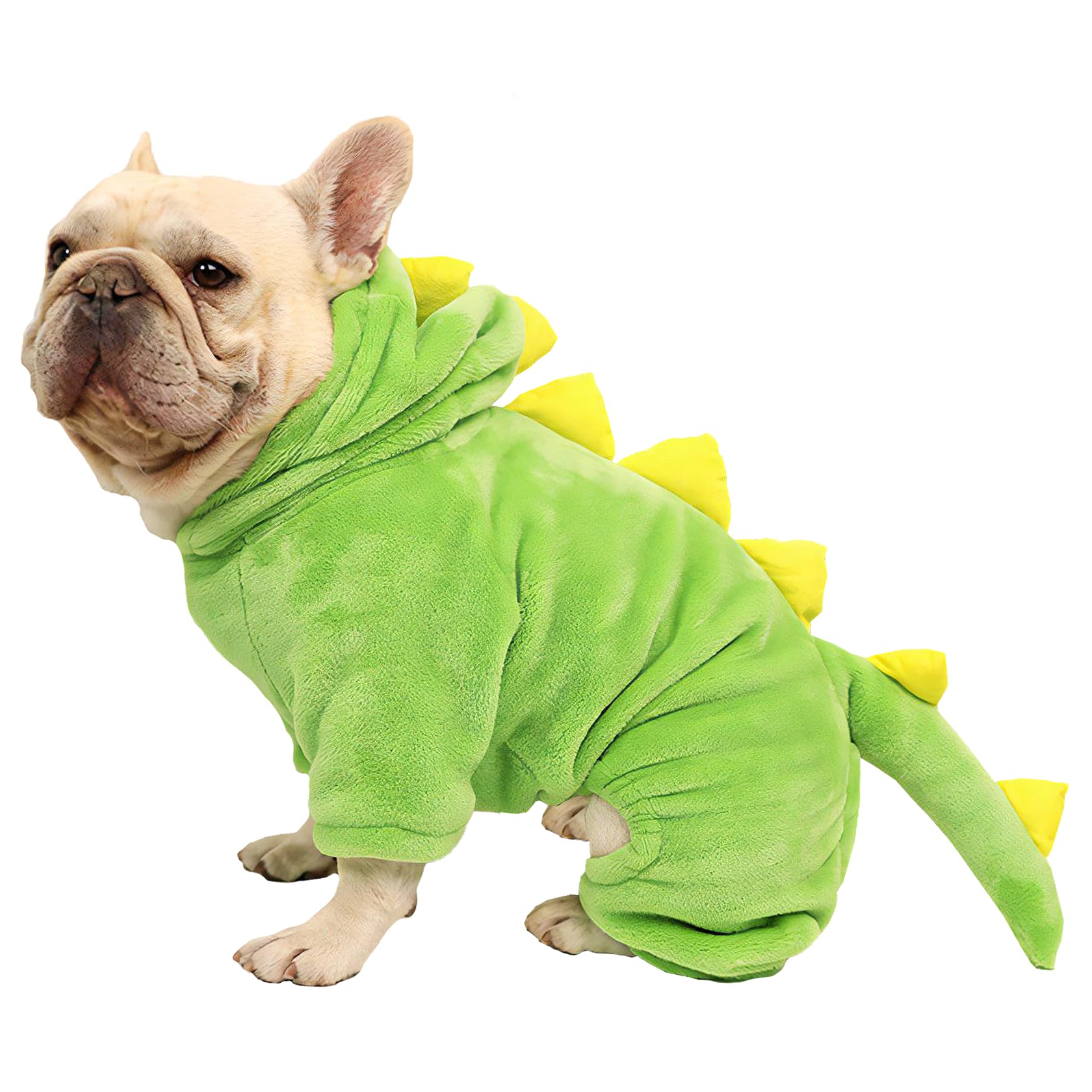 Hundekleidung Mit Dinosaurier-Muster - Für Kleine & Mittlere Hunde, Größe L, Atmungsaktiv