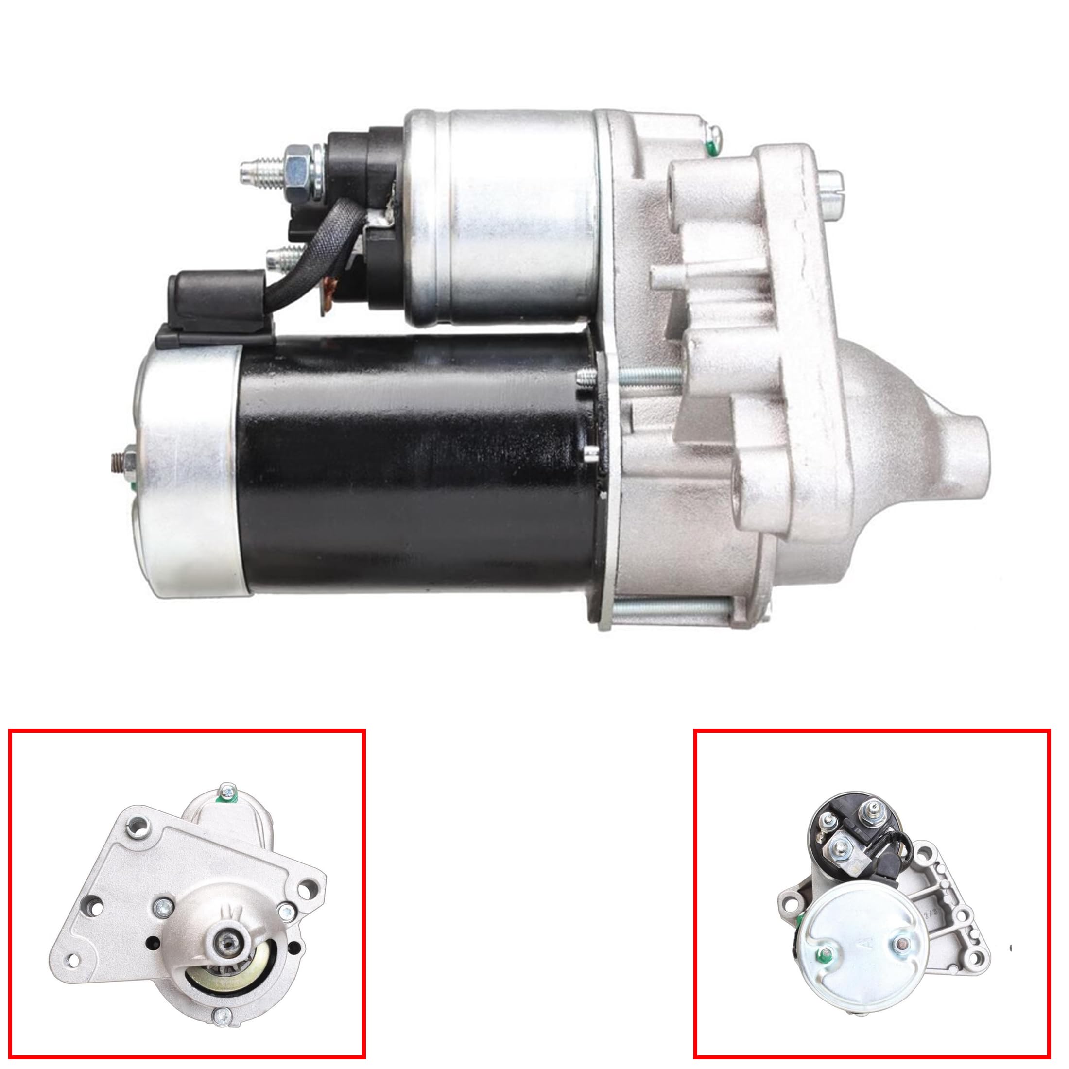 Partsline Démarreur 1,4 kW compatible avec Berlingo, C3, C4, DS3, DS4, 2008, 206, 207, 208, 307, 308, Expert, Partner 1.4/1.5/1.6 HDi - Réf 5802AZ 9640825280