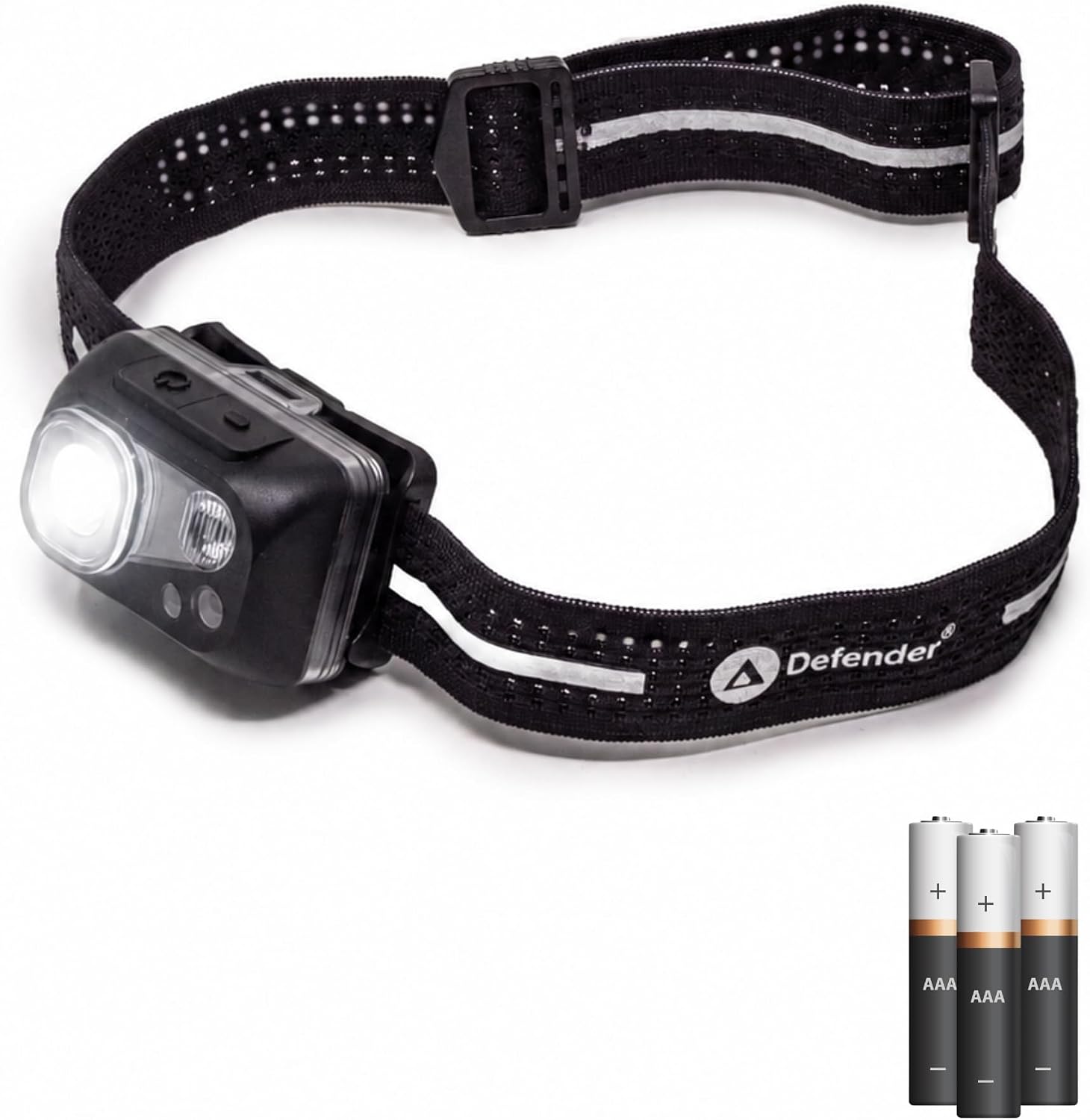 Defender Lumos Head Torch 230 Lumens LED IPX7 Waterproof