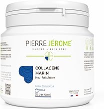 Pierre Jérôme Marine Collagen Powder - 250 g - Hydrolysed Naticol Collagen, Peptides Type 1 and 3, Vitamin C - Skin Supplement, Joints - 0.25 kg - 25 Days