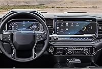 Vista 9 de CDEFG Protector de Pantalla Silverado 2022-2025 2026 para Camioneta Pickup Chevy Silverado 2022-2025 2026 Protector de Pantalla del Cluster de 2PCS