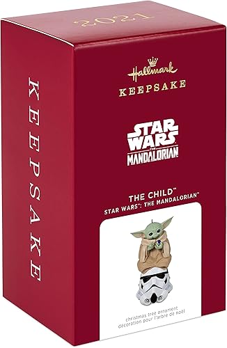 Miniatura 3 de Hallmark – Adorno navideño de recuerdo, edición Star Wars de 2021: The Mandalorian: The Child