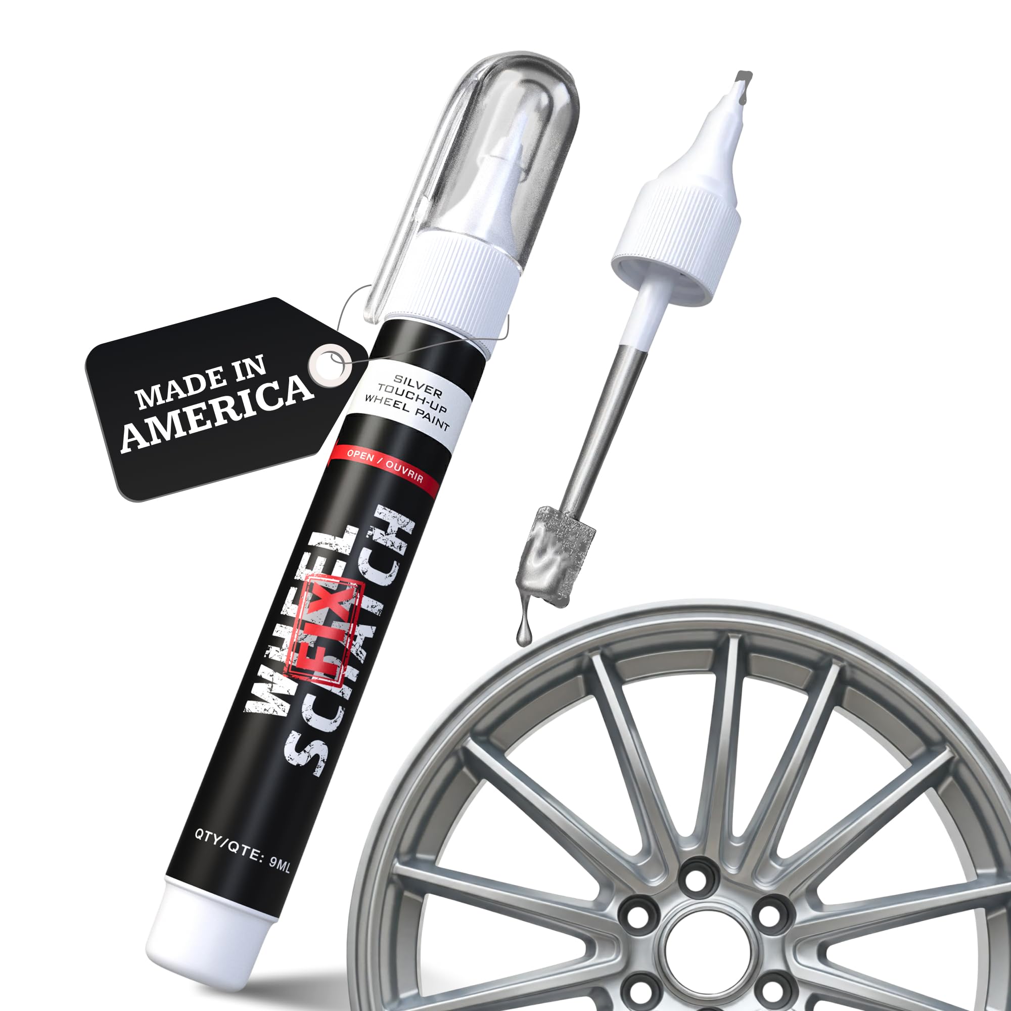 Wheel Scratch Fix® Silver Magic Car Scratch Remover Pen