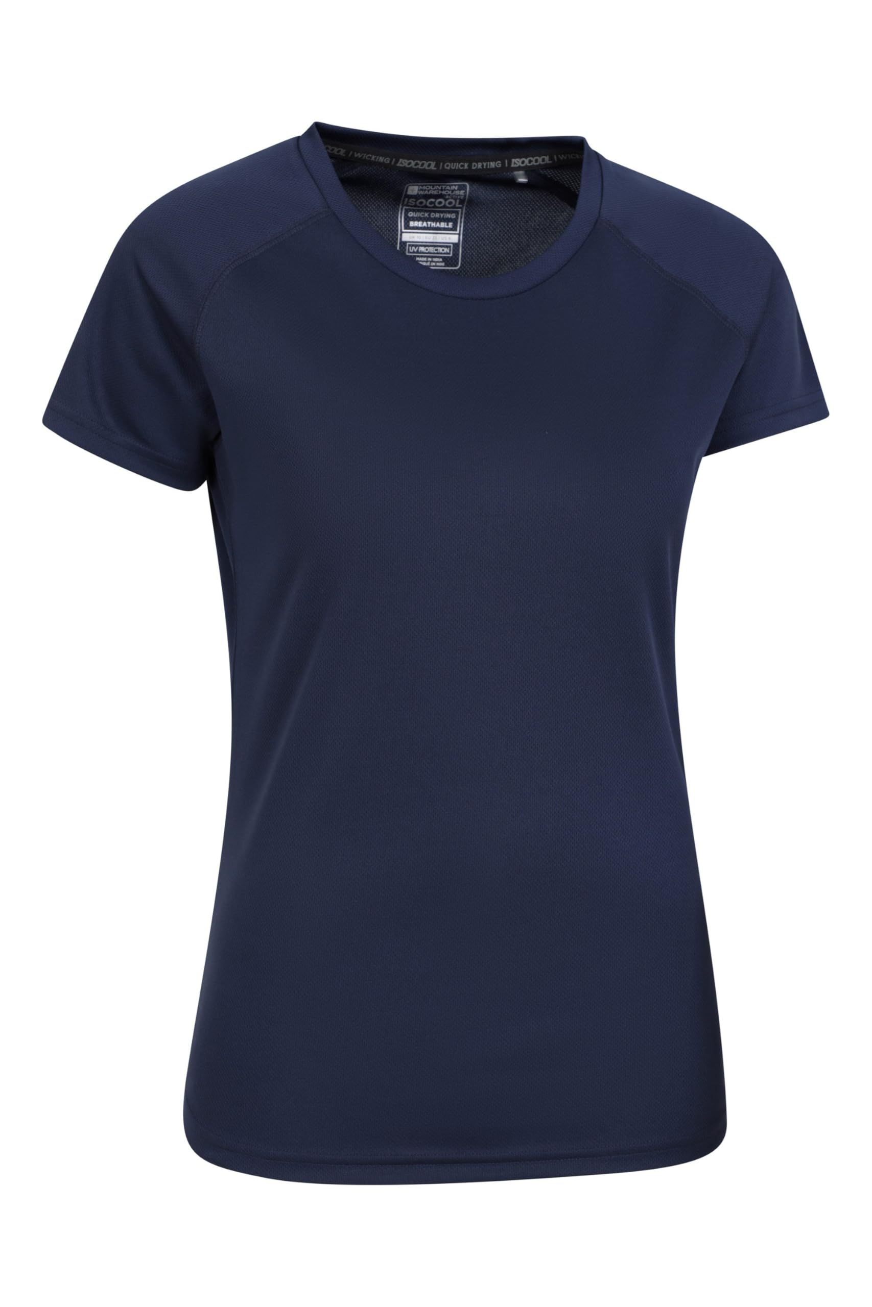 Mountain Warehouse Endurance Womens T-Shirt - IsoCool Ladies Top, UV Protection UPF30+ Tee, Breathable & High Wicking - for Spring Summer, Running, Travelling — view 2