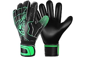 Brace Master Goalie Gloves: Unrivaled Protection for Young and Seasoned Keepers