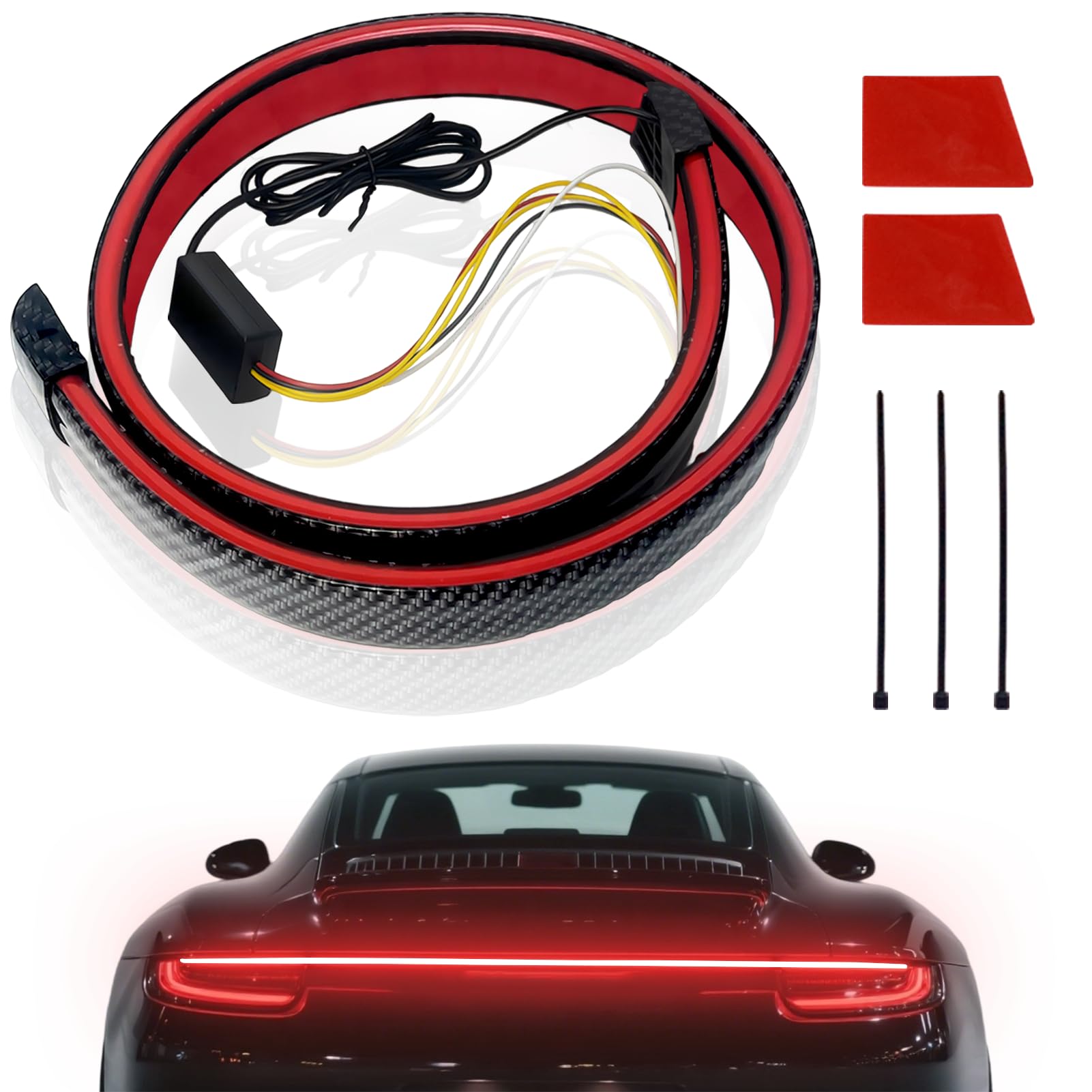 Photo 1 of DIBMS LED Spoiler Brake Light Strip Sequential Flashing Tail