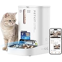PETKIT YumShare Dual-Hopper 2, Distributore Automatico di Cibo per Gatti e Cani con