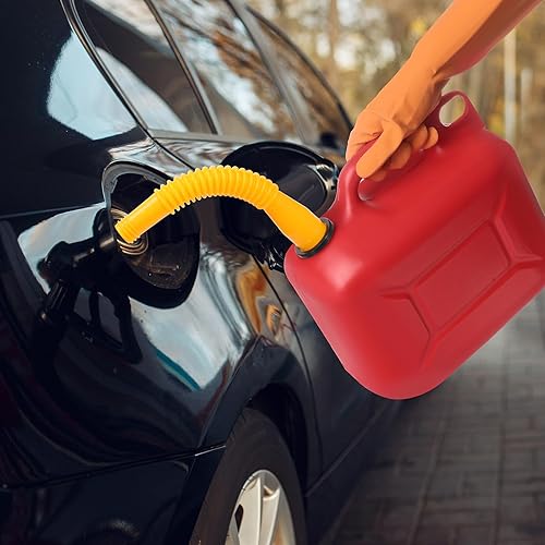 Miniatura 3 de Juego de 12 boquillas de repuesto para latas de gasolina amarillas, incluye 12 boquillas de tanque de gas, 24 tapas de latas de gas, 12 tapas de