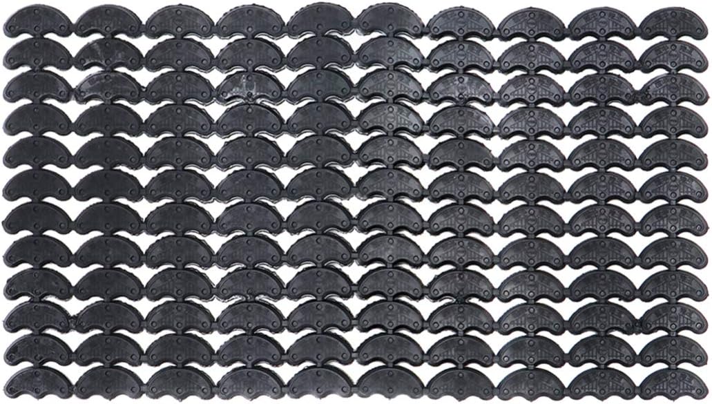 Heallily Heel Plates 60 Pairs AntiSkid Shoe Heel Taps Shoe Repair Pad Replacement