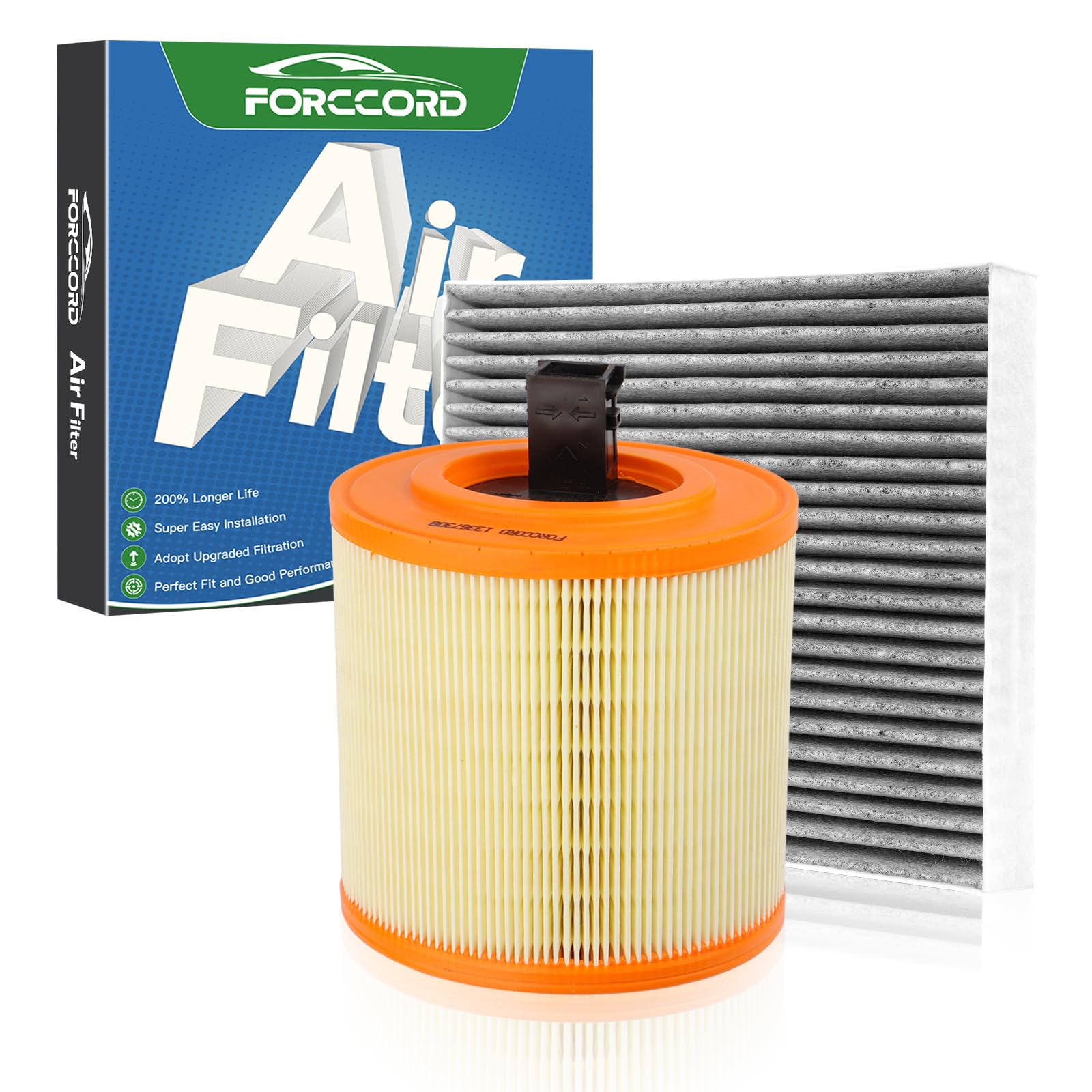 Cabin &amp; Engine Air Filter for 2016-2019 Chevy Cruze 1.4L (Not For Limited)