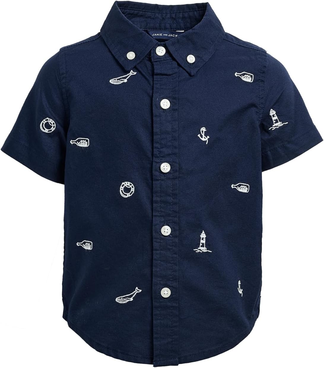 Janie and Jack Baby-Boys Embroidered Woven Shirt (Infant)