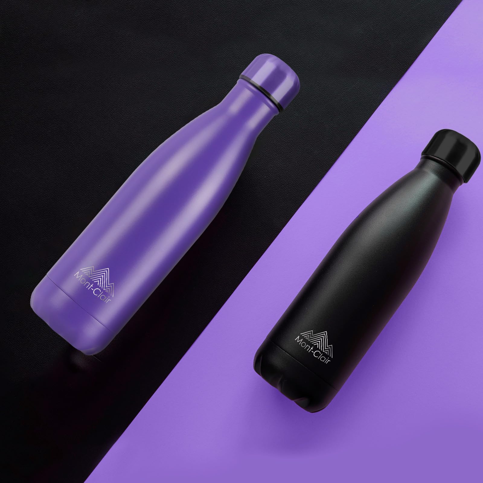 Mont-Clair l'O Stainless Steel Water Bottle, Vacuum Insulated, BPA Free, 12h Hot & 24h Cold Drinks - Image 4