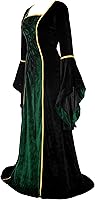 Vista 2 de Zhitunemi Renaissance Costumes for Women Dress Medieval Costume Womens Halloween Dress - Fairy Renaissance Festivals & Fairs