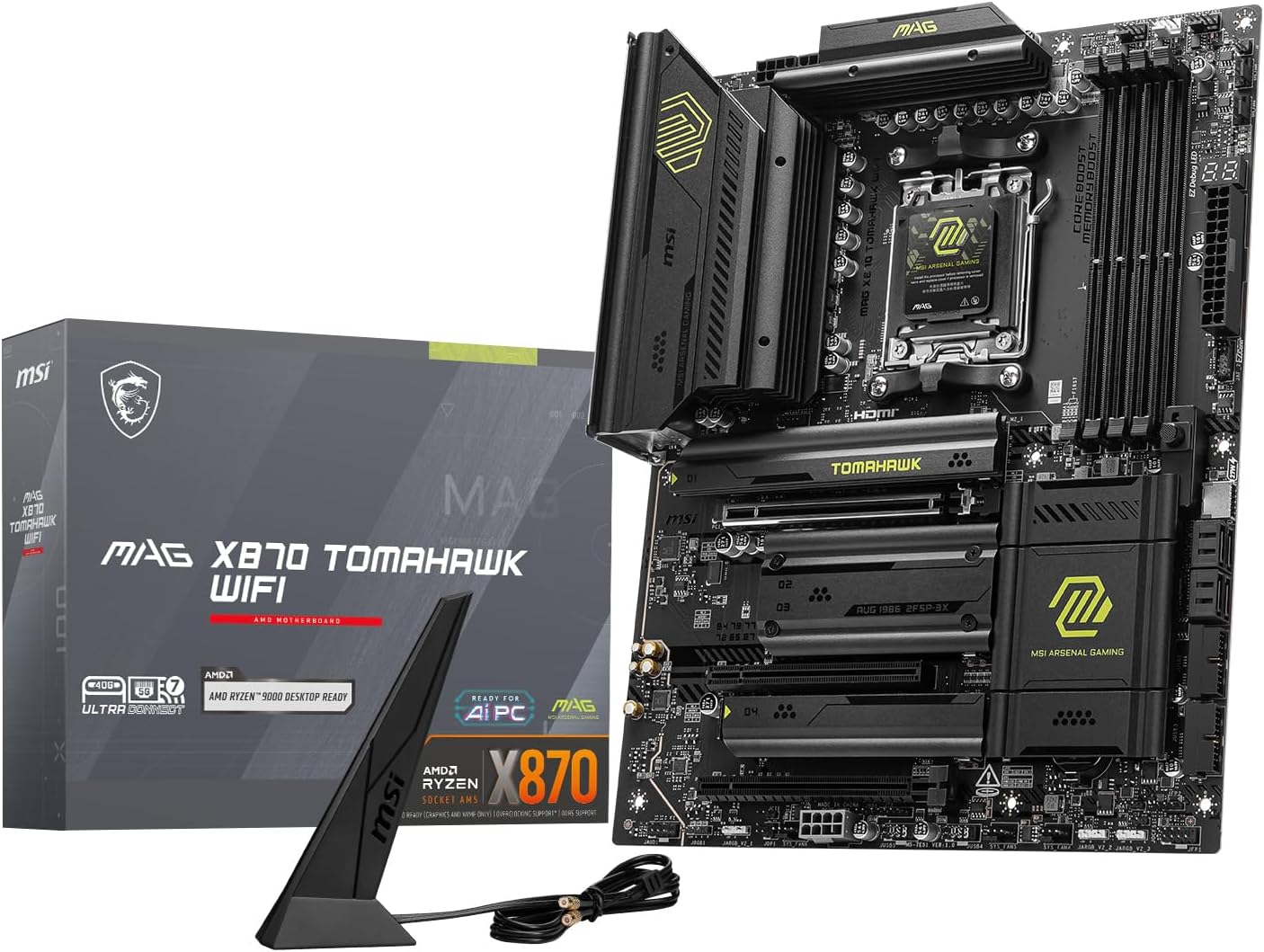 MSI MAG X870 TOMAHAWK WIFI X870チップセット搭載 ATXマザーボード MB6590