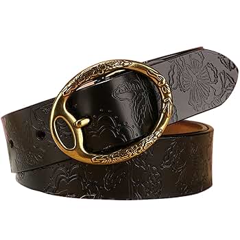 アクセサリー KENFORD EMBOSSED LEATHER BELT PAISLEY EMBOSSED LEATHER BELT / BLACK PAISLEY – THE KENFORD FINESHOES