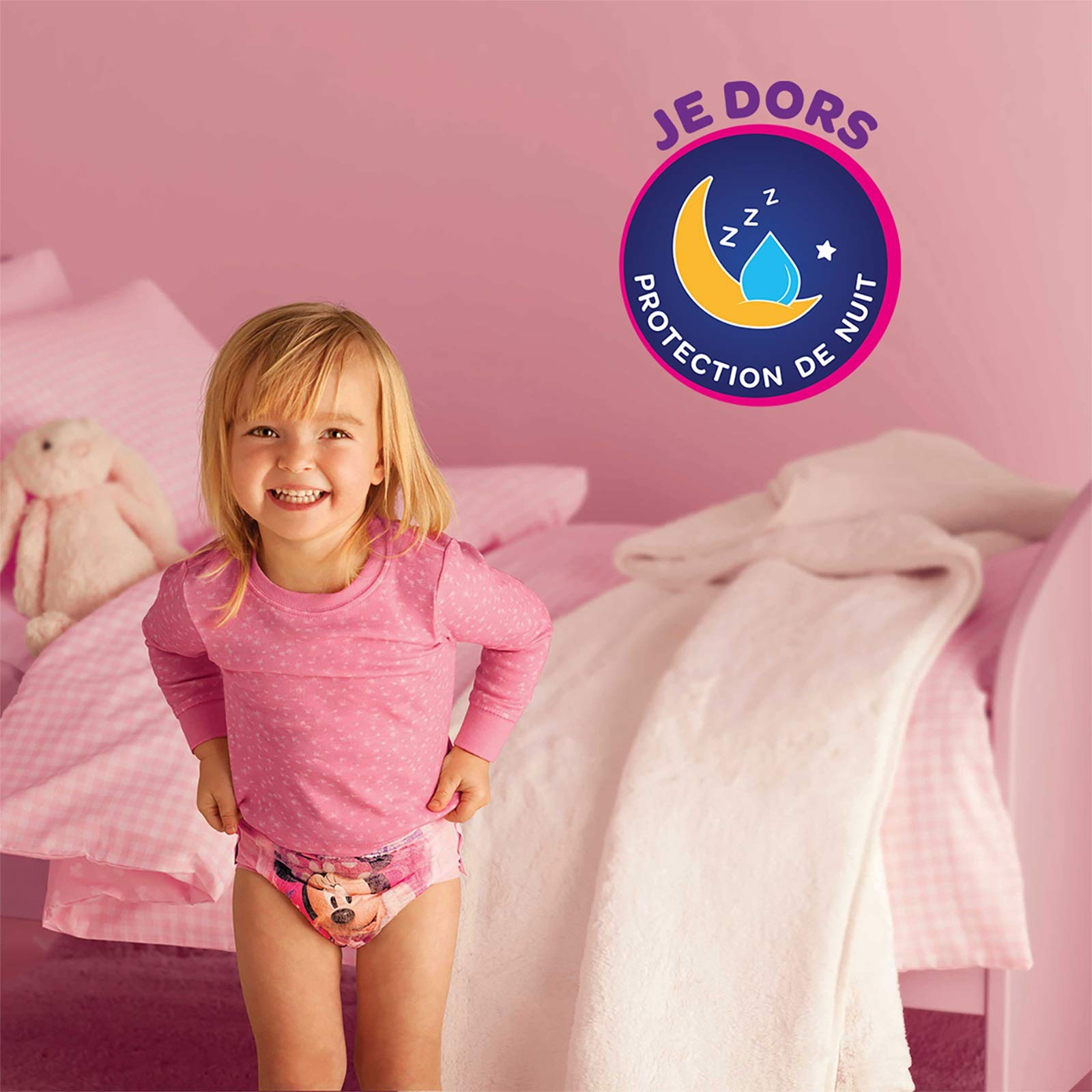 Huggies Pull-Ups Couche de Nuit Fille 2 - 4 Ans 18-23 kg