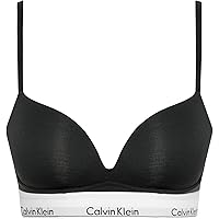 Calvin Klein Reggiseno Push-up Donna Plunge con Ferretto, Nero (Black)