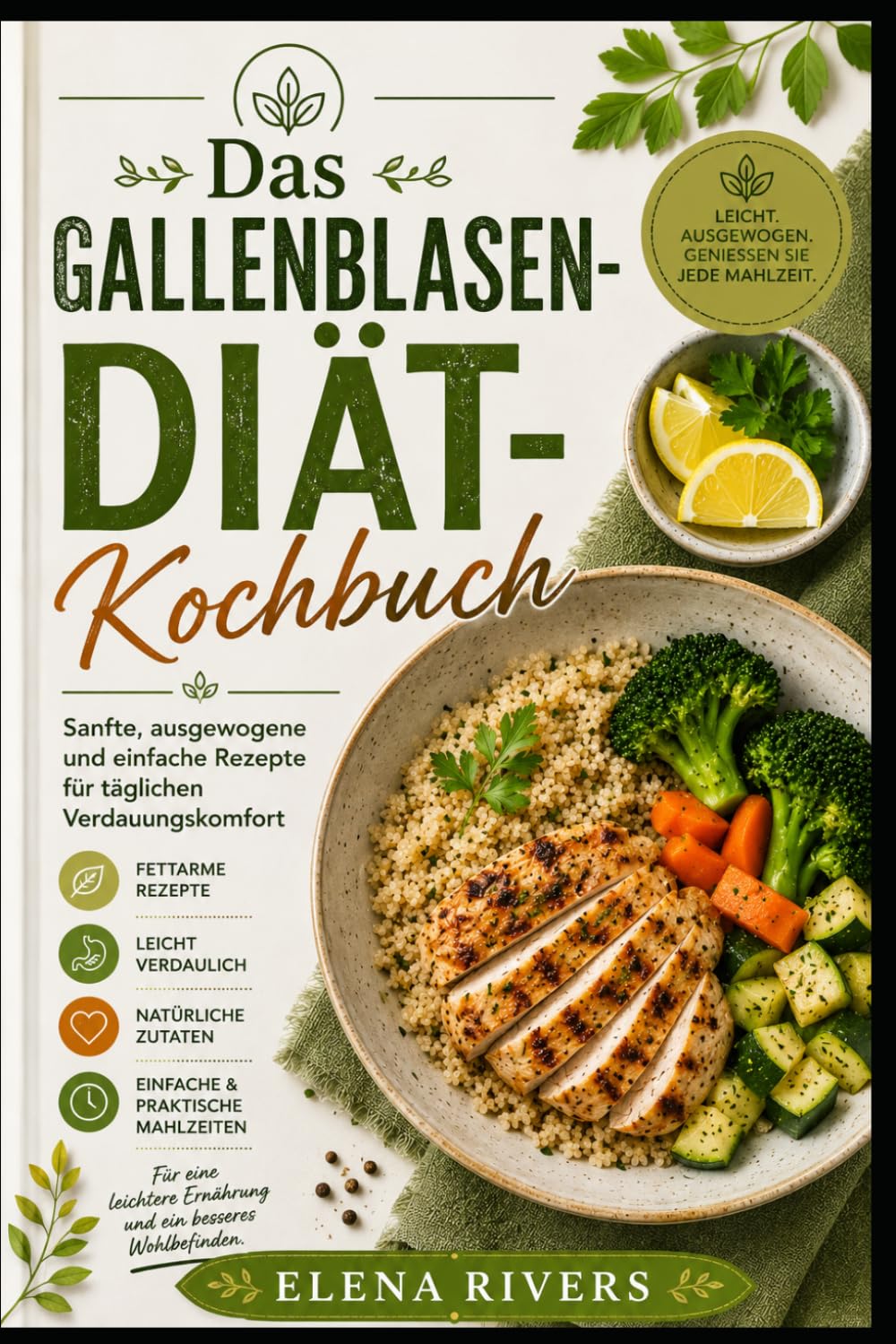 DAS GALLENBLASEN-DIAT KOCHBUCH: Gesunde, ausgewogene Rezepte leicht gemacht