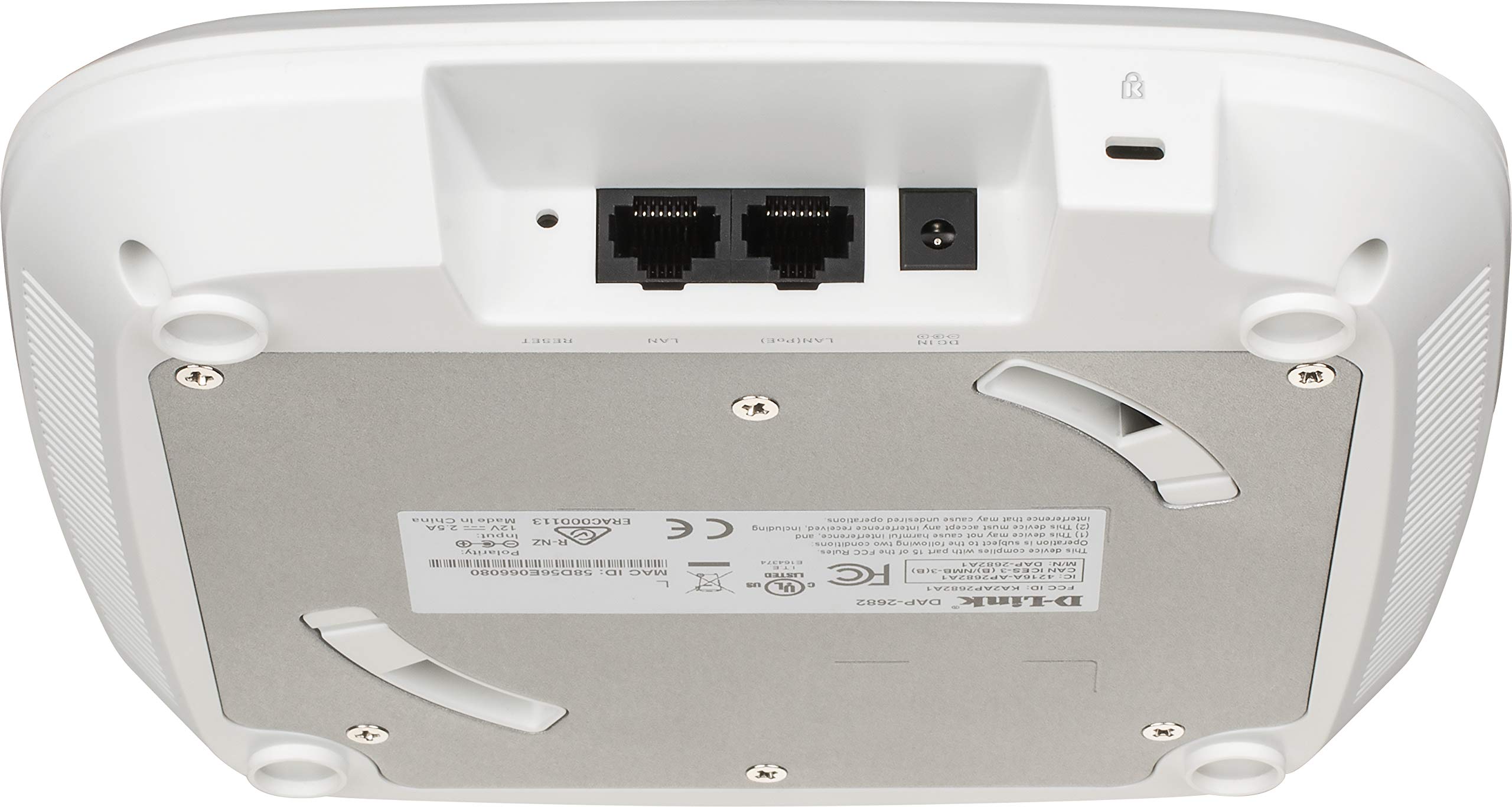 D-Link DAP-2682 Access Point Nuclias Connect Wireless AC2300 Wave 2 Dual-Band PoE, per interni, MU-MIMO, molteplici modalità operative, crittografia wireless a 128-Bit, gestione centralizzata