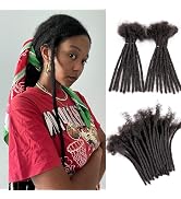 Dreadlock Extensions Human Hair Locs Extensions Human Hair 100% Human Hair Full Handmade Permanen...