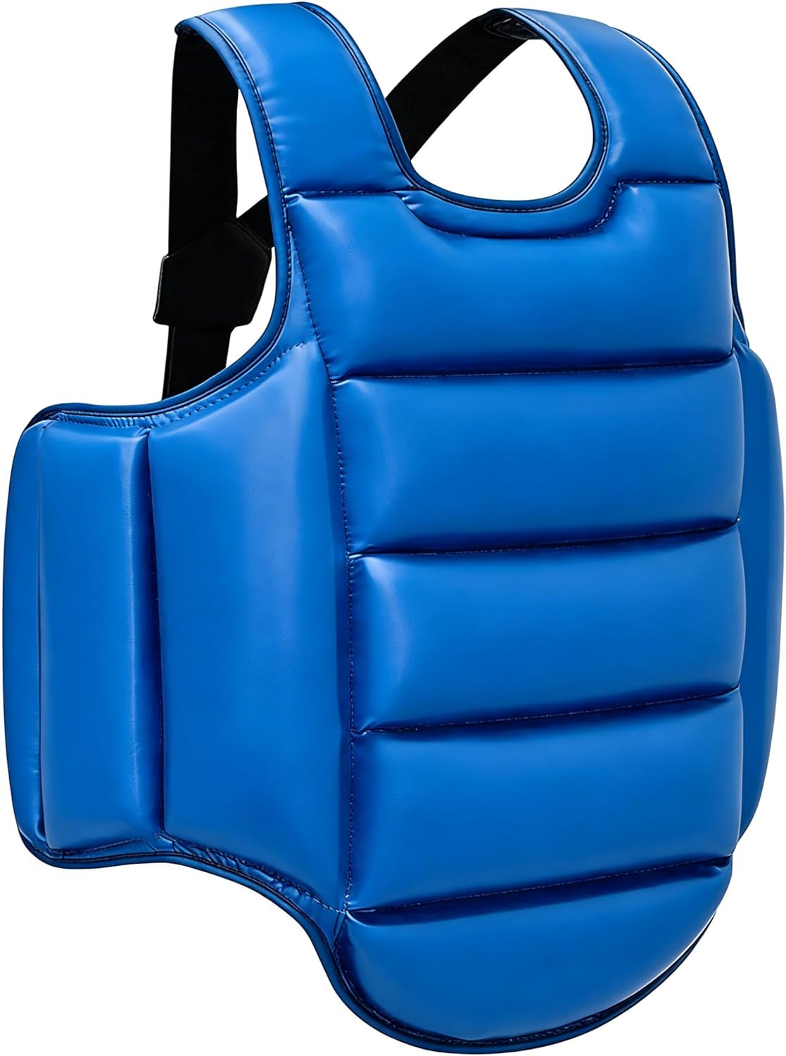 Premium Boxing Chest Guard - Durable PU Leather Protective Vest for Sparring, Kickboxing & Martial Arts Training