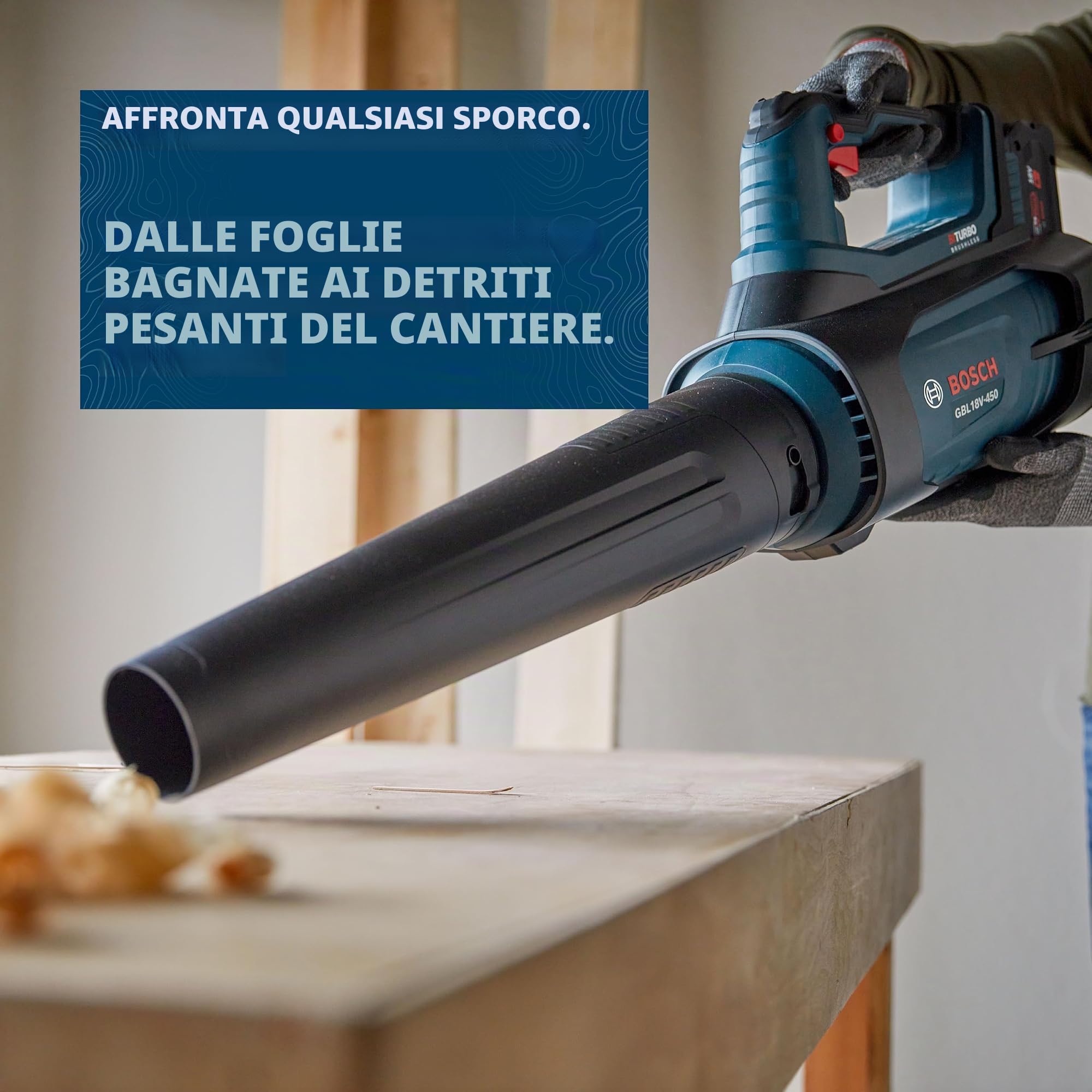BOSCH Soffiante GBL18V-450N PROFACTOR™ 18V (strumento nudo)