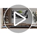 ERQINHUA Black And White Wall Art Canvas Wall Painting For Living Room Large Wall Decor For Bedroom Office Mural Green Tree Landscape Picture Artwork Modern Inspiration Posters Home Decor 24"X48"
