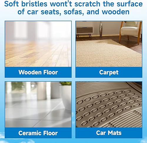 Miniatura 6 de Accesorios de aspiradora y cepillos universales mejorados de 1 14 pulgadas (1.260 in) para cepillo de aspiradora Shark  Cepillo giratorio de 360 de