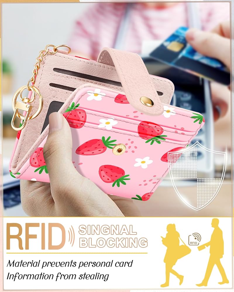 Amazon.com: Bistup Wallet Women Slim Cute Leather Thin
