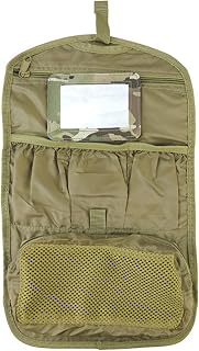 Kombat British Army Combat Zip Compact Hanging Camo Travel Shave Wash Kit Roll Bag