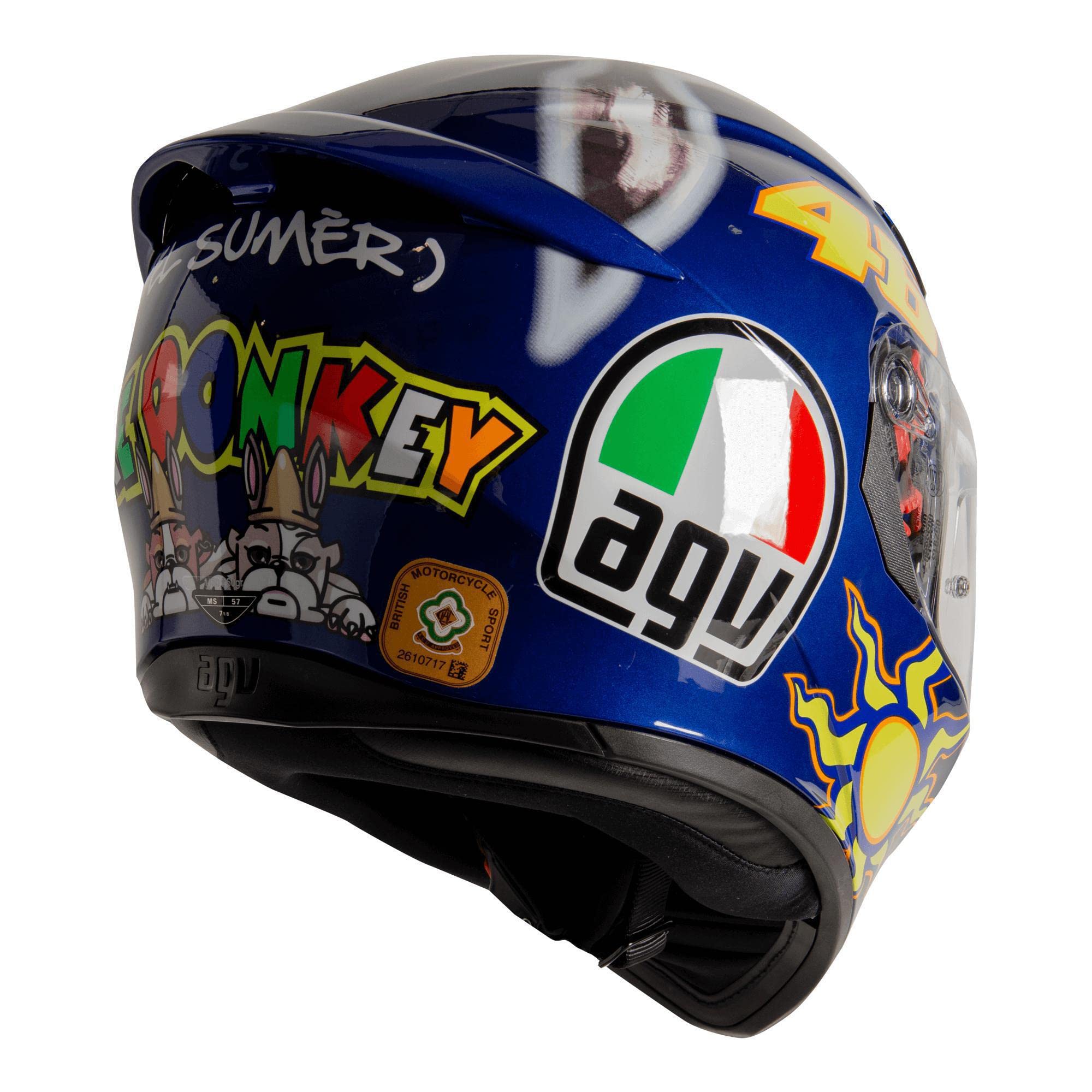 AGV K3 SV-S Donkey Full Face Motorcycle Helmet ML Automotive