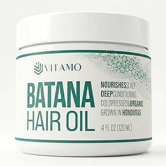 Vitamo 100% Organic Batana Natural Hair Growth Oil | Pure Elaeis Oleifera | Cold Pressed for Maximum Potency | Dr. Sebi Inspired Scalp & Hair Shine Treatment for Men and Women | No Burnt Smell