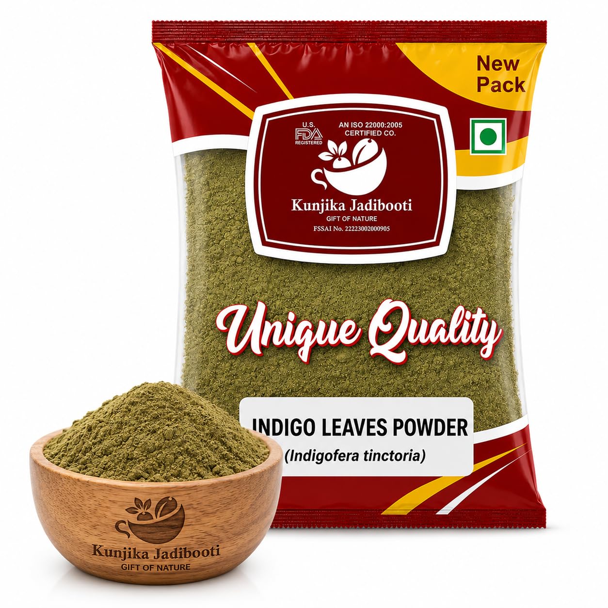 Indigo Leaves Powder (Indigofera tinctoria) | 100% Pure Natural Indigo Powder | Herbal Hair Color for DIY Hair Masks & Natural Hair Care | No Chemicals | 100 gm-image-18