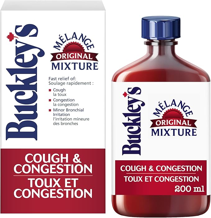 Buckley's Cough Syrup for Cough and Congestion Relief, Original Mixture