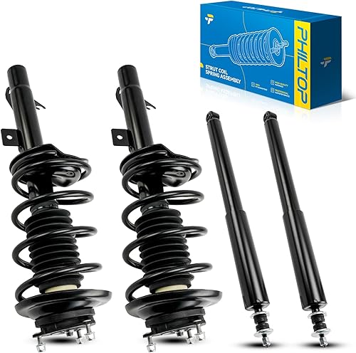 Vista 70 de PHILTOP Conjunto de puntales delanteros para 2003-2023 4Runner 2007-2014 FJ Cruiser 2005-2015 Tacoma, 171371L/171371R Conjunto completo