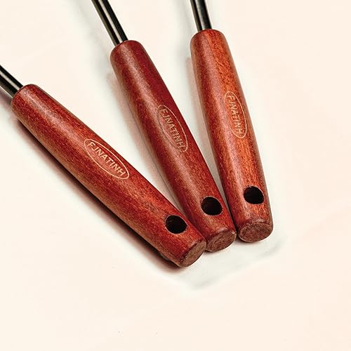 Miniatura 7 de FJNATINH Wok espátula y cucharón,Juego de herramientas de cucharón de espumadera, espátula de 17 pulgadas para wok, espátula de wok de acero