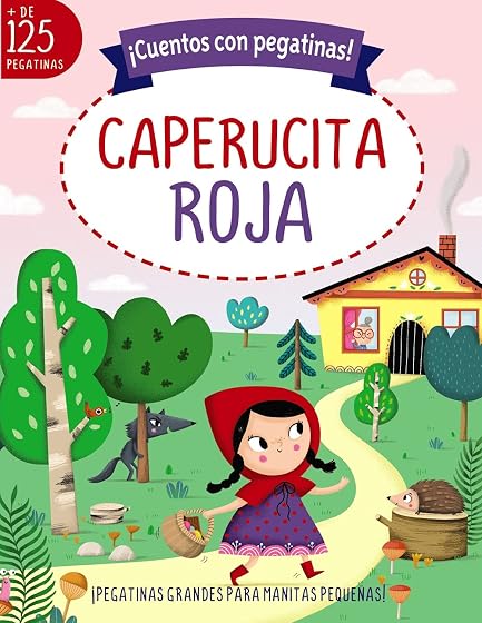¡Cuentos con pegatinas! Caperucita roja