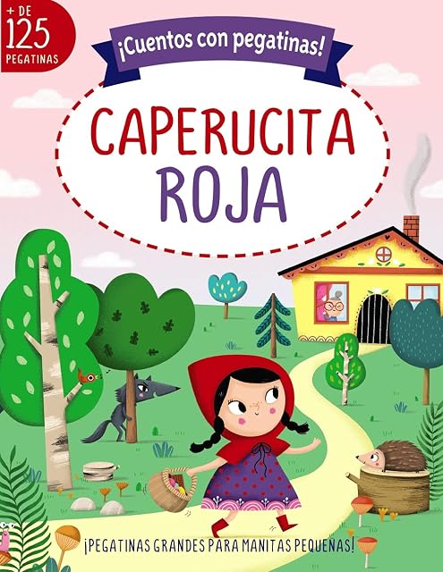 Portada de ¡Cuentos con pegatinas! Caperucita roja
